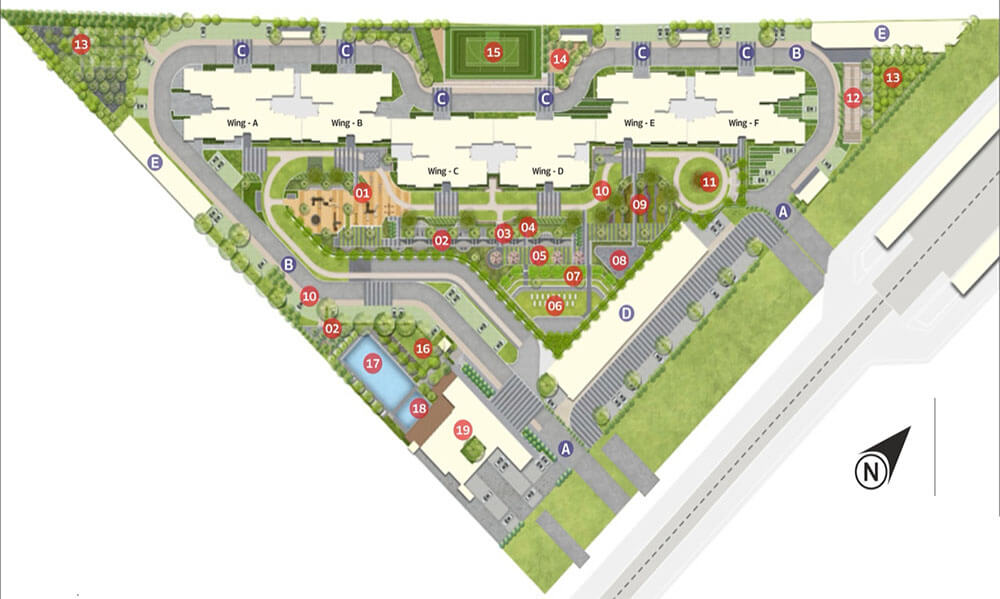 Mahindra Blossom Whitefield Master Plan