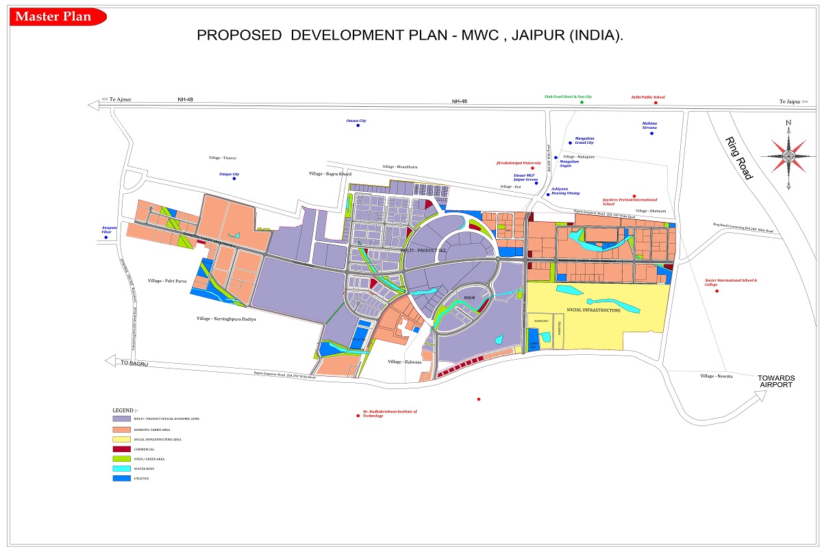 Mahindra SEZ Jaipur Master Plan Layout
