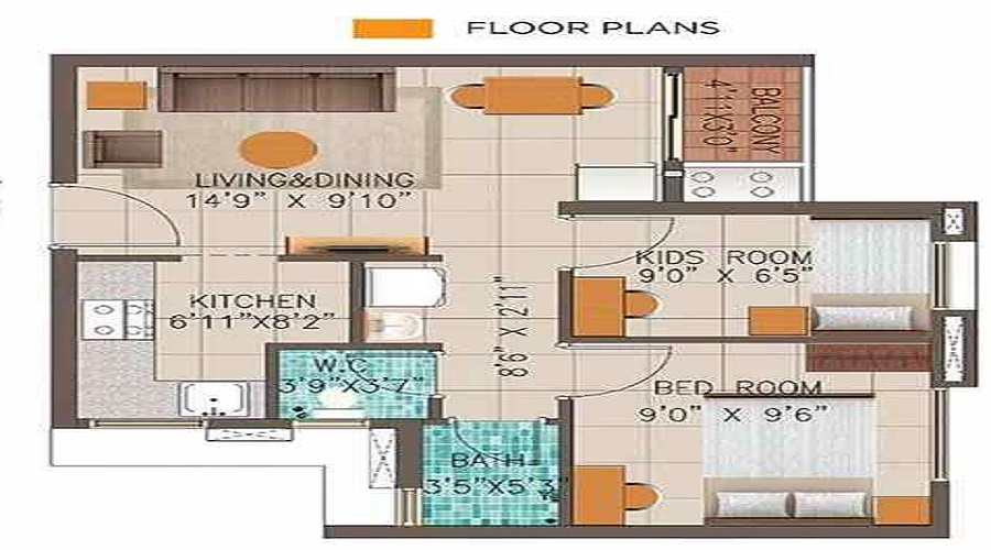  Mahindra Lifespaces Vallabh Nagar floor plan1